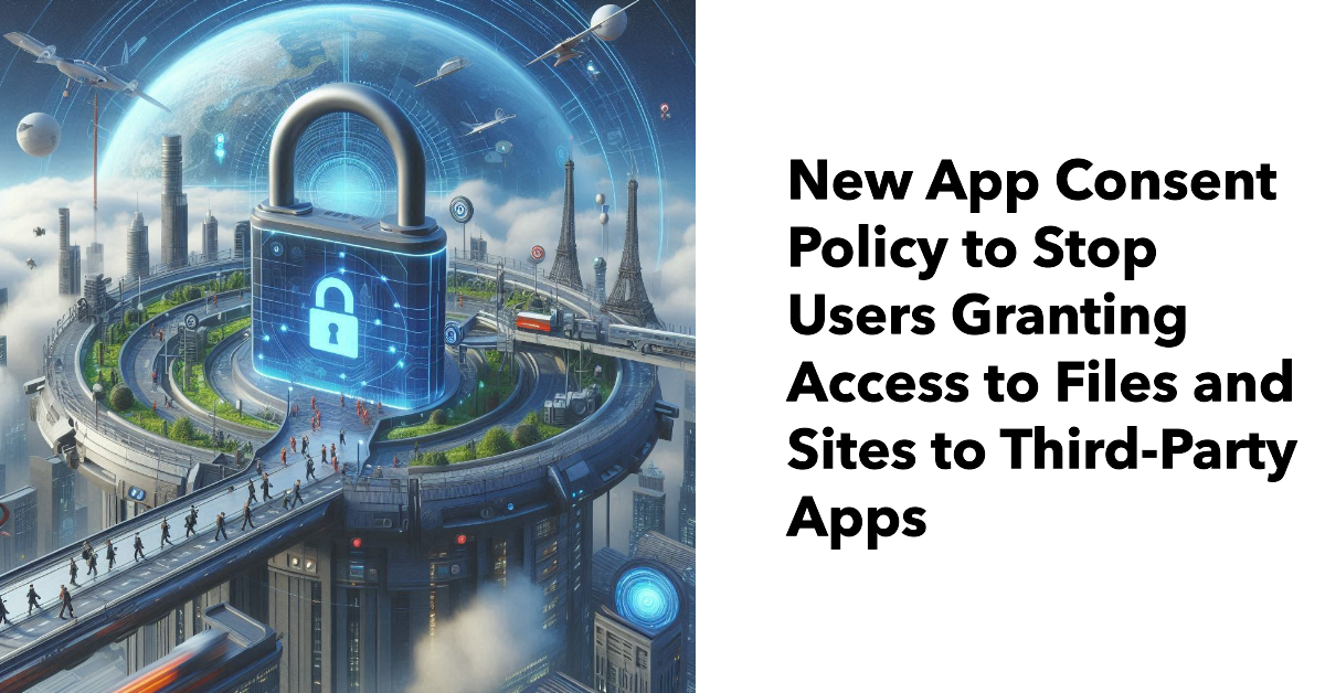 App consent policy for 3rd party apps