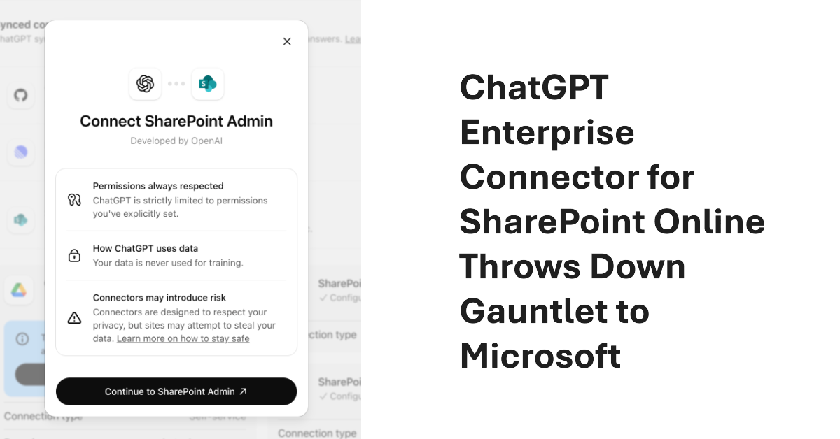 ChatGPT Enterprise SharePoint Connector
