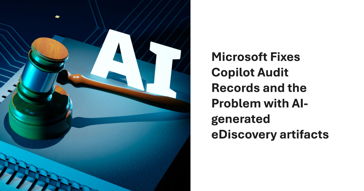 Copilot audit records and eDiscovery