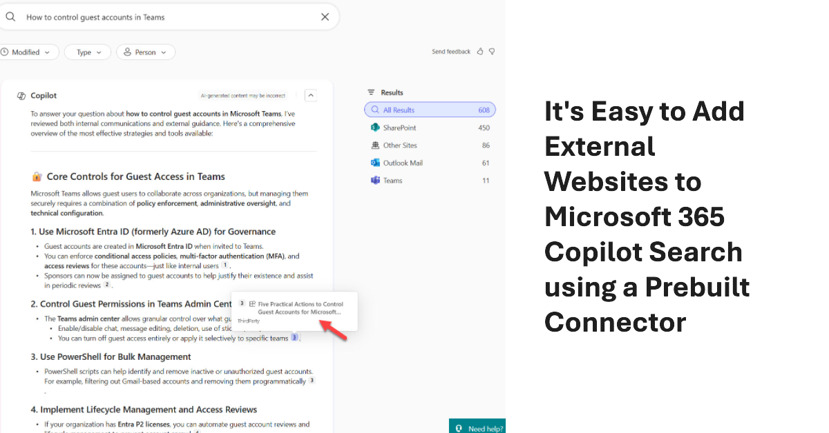 Microsoft 365 Copilot Connector