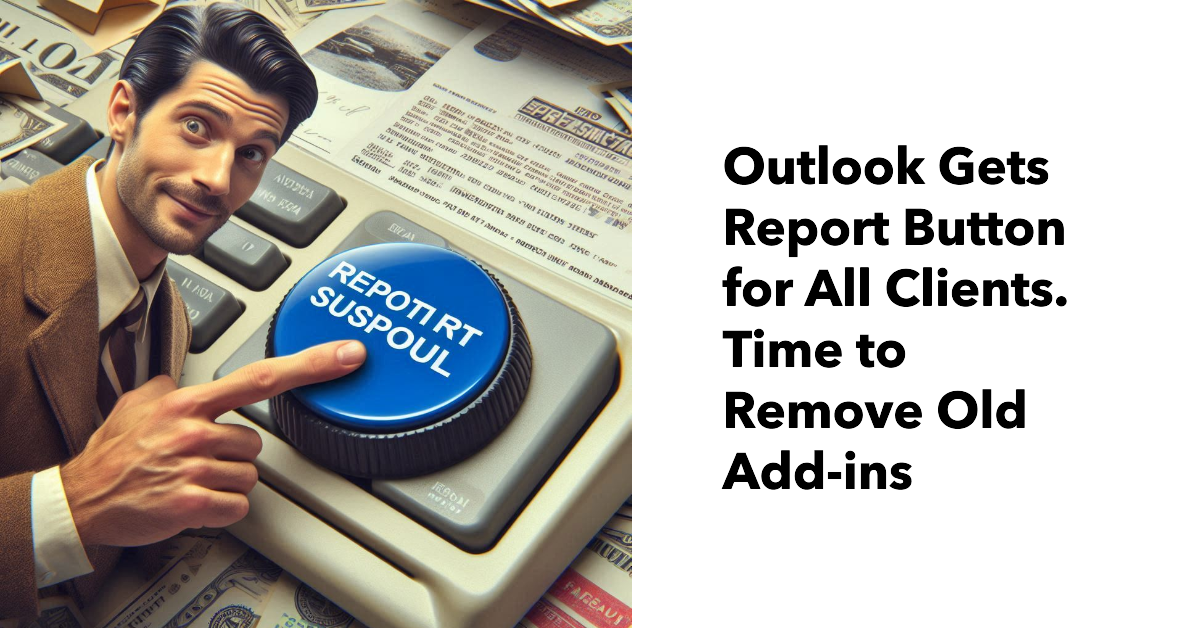 Report button for Outlook
